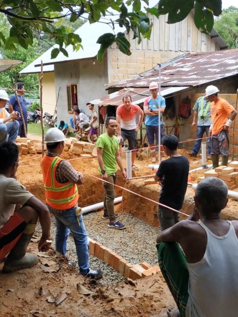 The start of a new Safe Water Gardens project